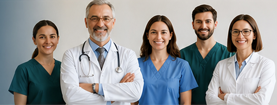 Equipe multidisciplinar da Clínica ComVivência